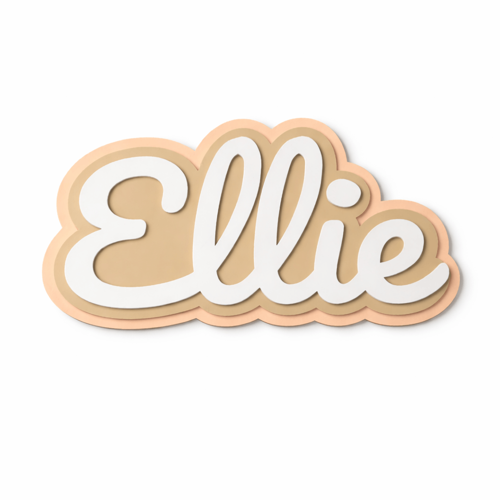 Custom Wall Decor Ellie 3D Printed