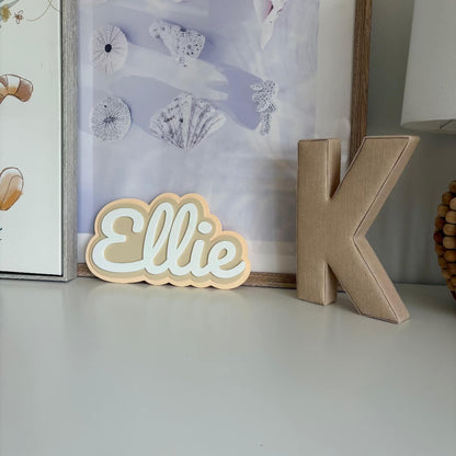 Ellie Custom Name Decor 3D Printed Styled