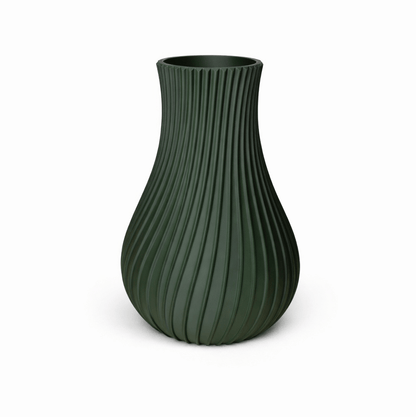 Bell bottom vase 3D printed in Australia — minimalist retro-shaped home decor