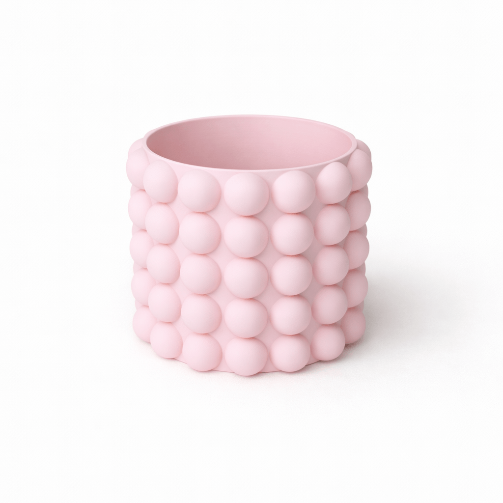 Bubble planter 3D printed in Australia — modern shatterproof indoor plant pot