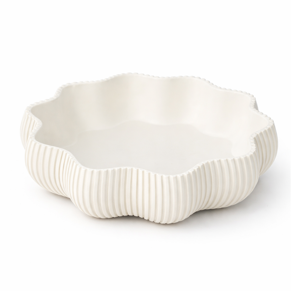 Cloud decorative bowl 3D printed in Australia — aesthetic shatterproof home decor