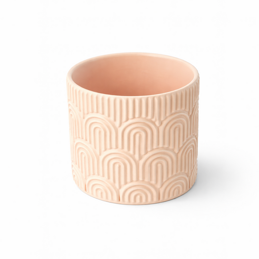 Rainbow planter 3D printed in Australia — colourful kids room decor and plant pot