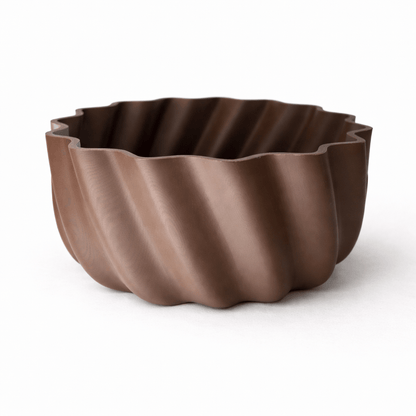 Wave bowl 3D printed in Australia — modern decorative bowl for home